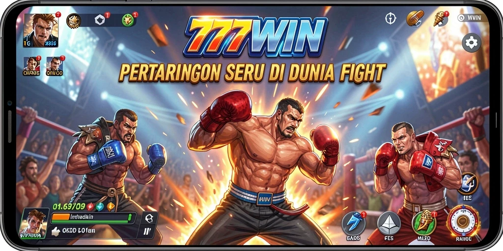 Tangkapan layar menampilkan aksi pertarungan mendebarkan dalam 777WIN.