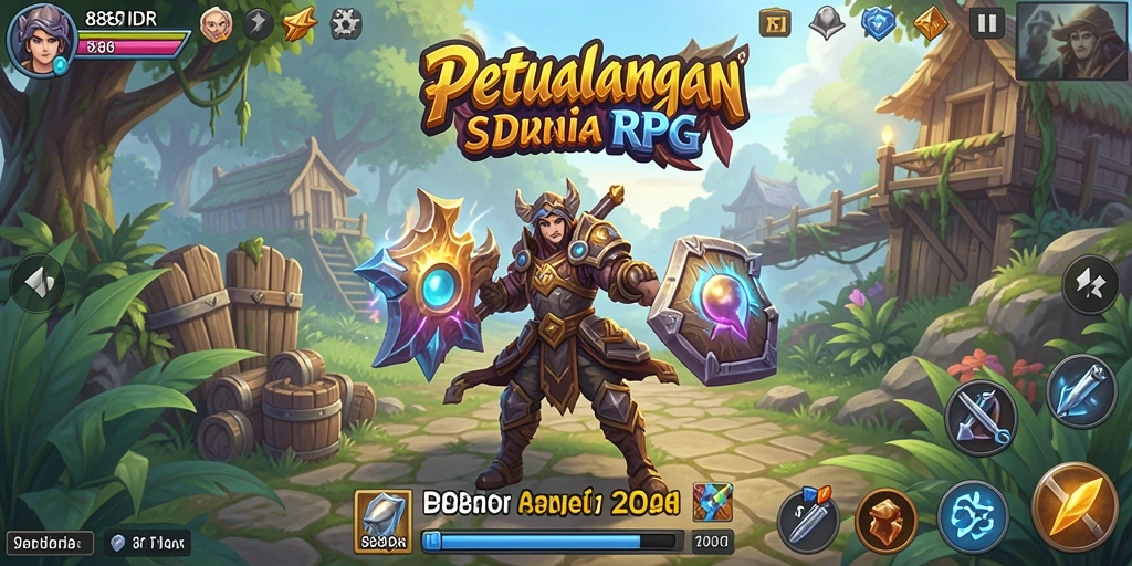 Gameplay RPG yang seru dan menantang dalam 888IDR.