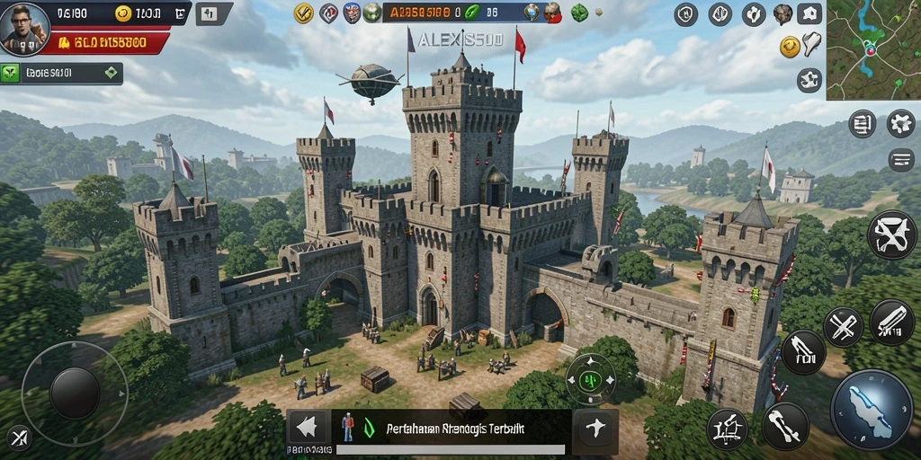 Gameplay menegangkan dari ALEXIS500 dalam Tower Defense.
