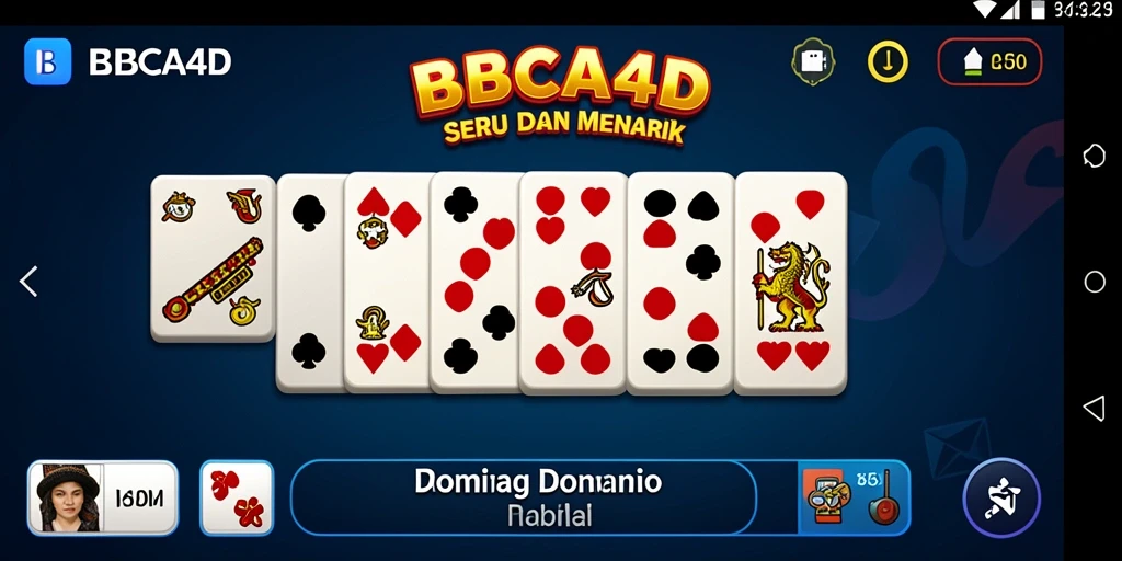 Tampilan gameplay seru dari BBCA4D yang mendebarkan.