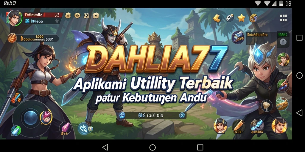 Tampilan antarmuka DAHLIA77 yang menarik dan mudah dipahami.