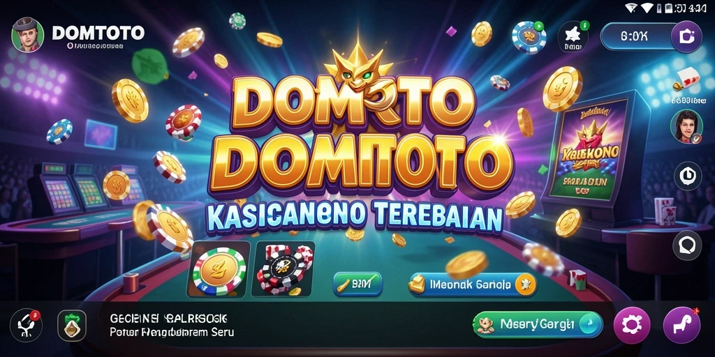 Tampilan menarik dari gameplay Kasino di DOMTOTO.