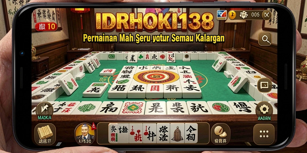 Tampilan gameplay seru dari IDRHOKI138 yang penuh warna.