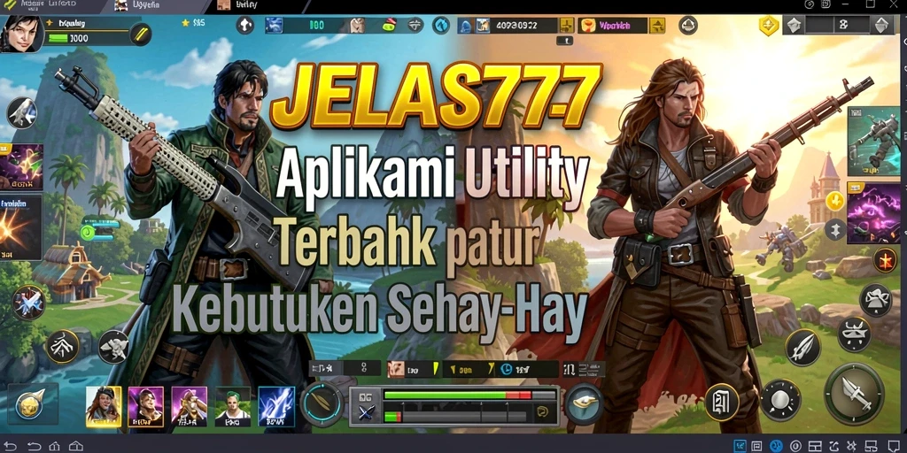 Tampilan antarmuka aplikasi JELAS777 yang user-friendly dan fungsional.