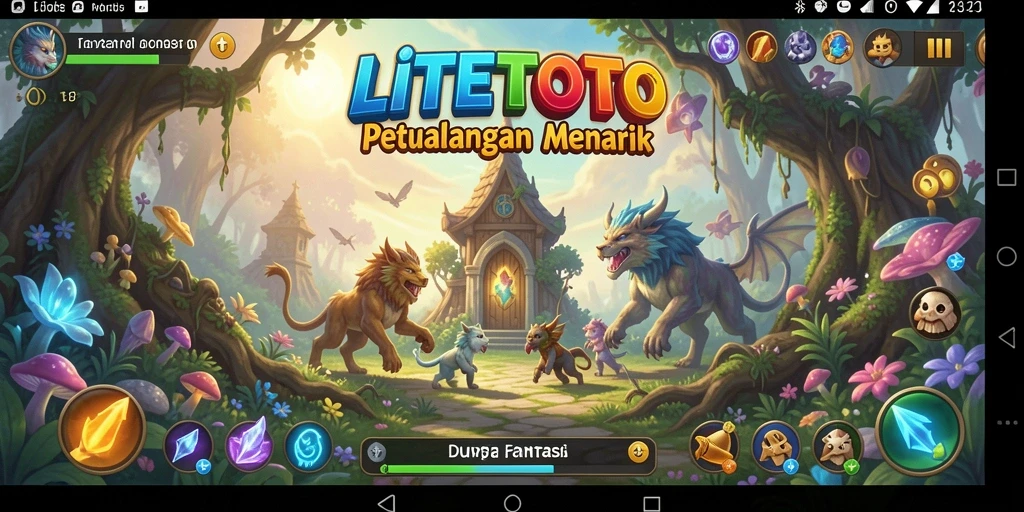 Tampilan gameplay seru saat menjelajahi dunia petualangan LITETOTO.