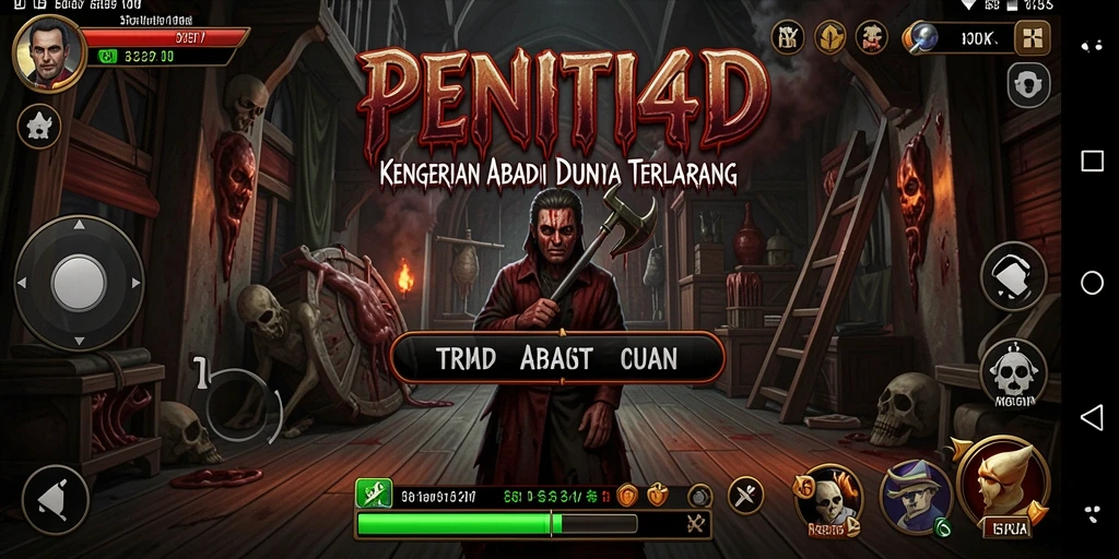 Gameplay mencekam dengan elemen horor yang intens.