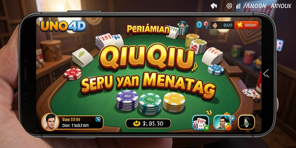 Tangkapan layar menunjukkan gameplay QiuQiu yang mendebarkan.