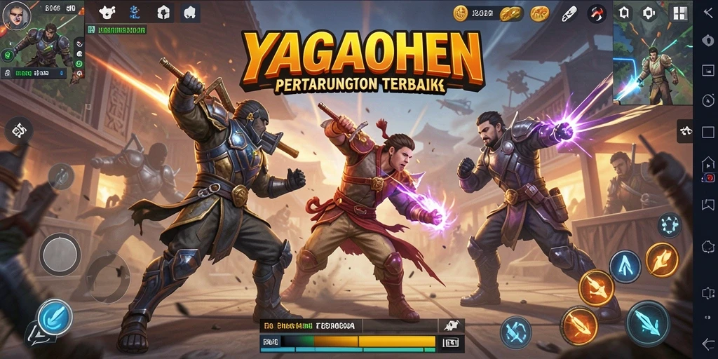 Tampilan seru gameplay YAGAOHEN dalam pertarungan Battle Royale.