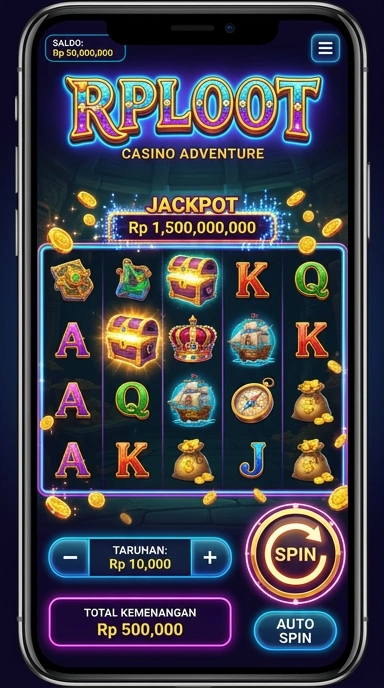 Tampilan beranda rploot dengan berbagai pilihan aplikasi.